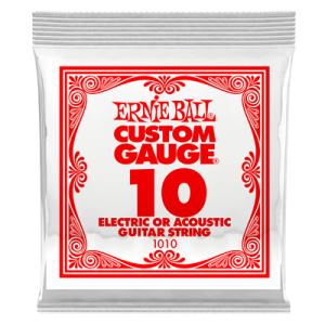 Ernie Ball 10 Custom Gauge Guitar Strings