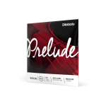 D'Addario Prelude Violin String Set, 4/4 Scale, Medium Tension