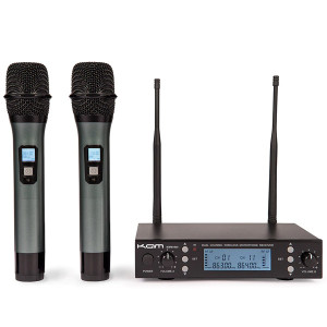 Kam UHF Multi Channel Professional Wireless Microphone System