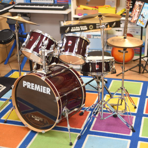 Used Premier 5 Piece 22" Drum Kit Circa 80s