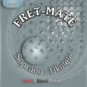 Fretmate Black'N'Red Nylon Soprano Uke Set